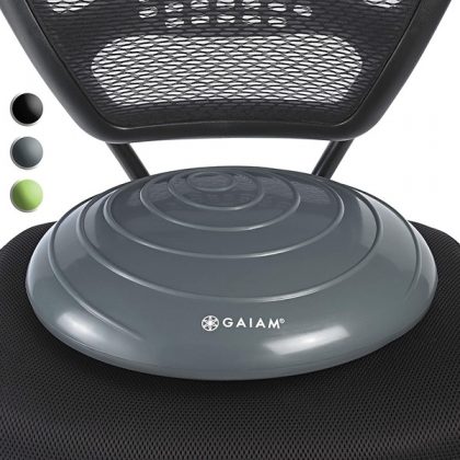 Gaiam Balance Disc Wobble Cushion Stability Core Trainer for Home or Office Desk Chair & Kids Alternative Classroom Sensory Wiggle Seat